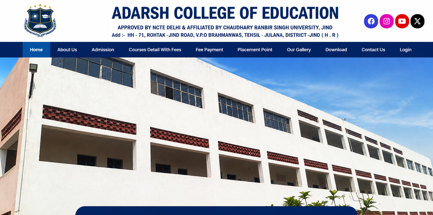 Adarsh College of Education – Official College Website