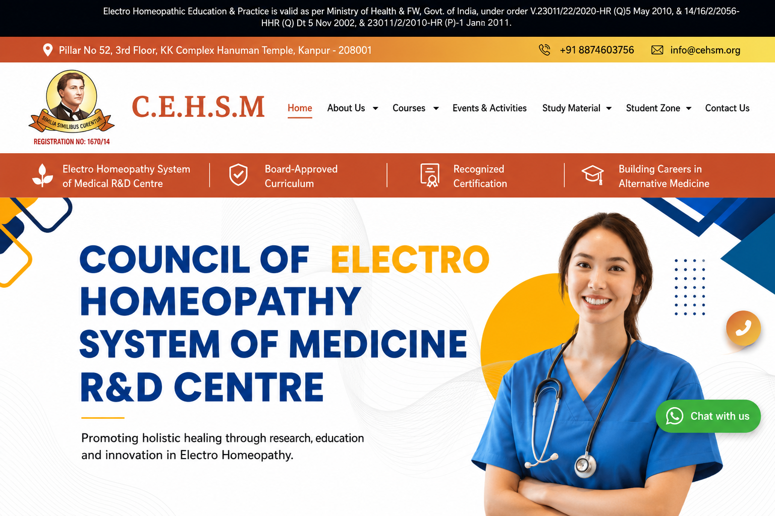 Council of Electro Homeopathy System of Medicine (C.E.H.S.M.)
