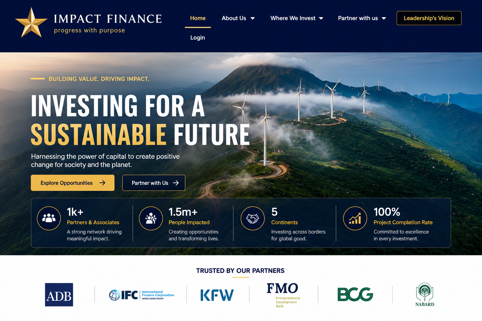 Impact Finance – Global Sustainable Investment Platform