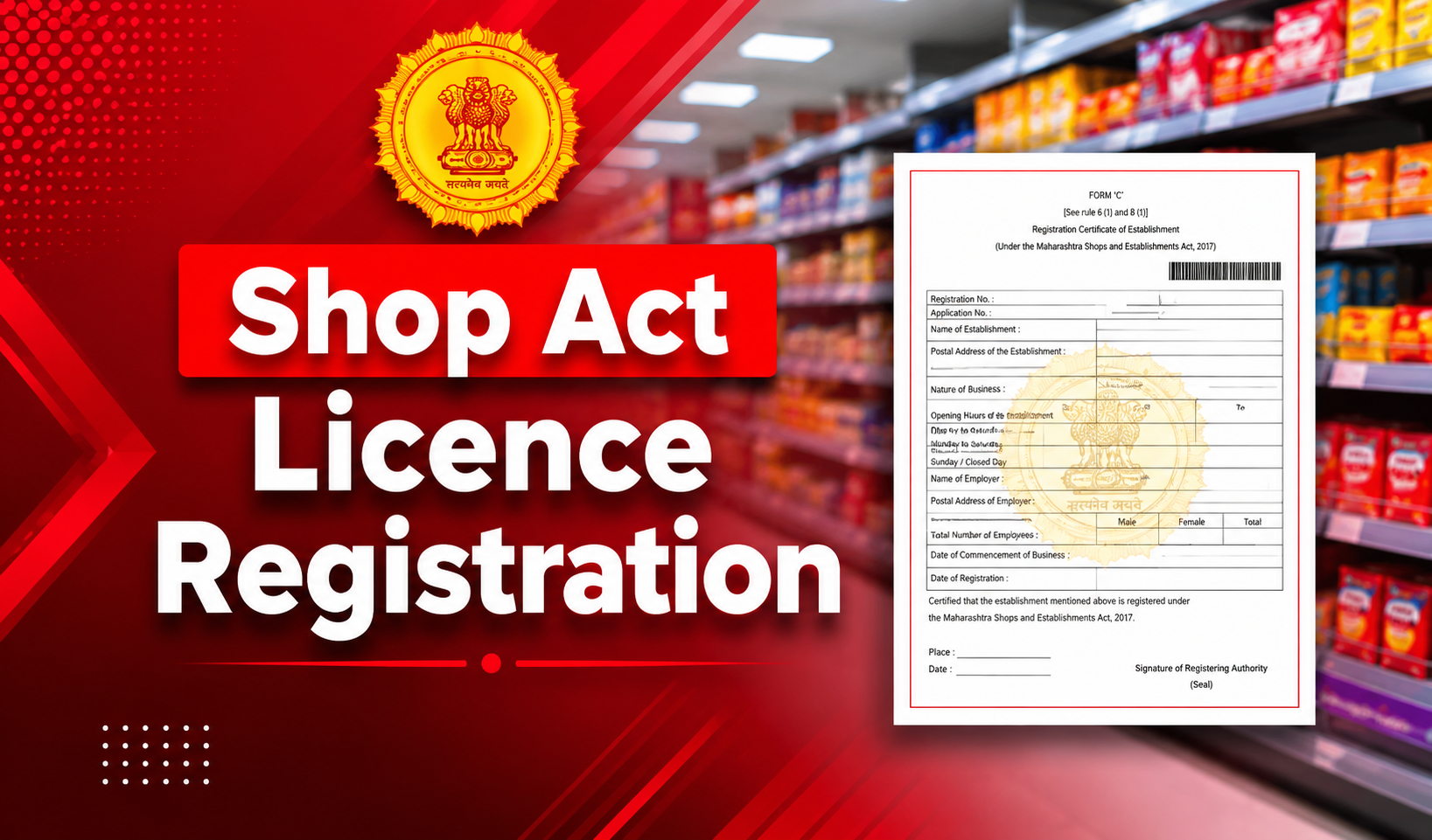 Shop Act Licence Registration